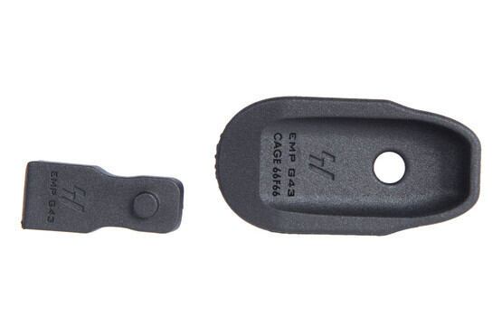 The Strike Industries Glock 43 enhanced magazine plate is easy to install and made from polymer